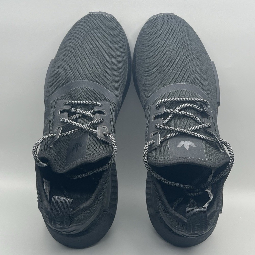 Adidas Originals NMD R1 Triple Black Running Shoes - Men's Size 8 USED - Picture 6 of 8